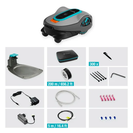 Robot koszący smart SILENO life, zestaw 1250 m²