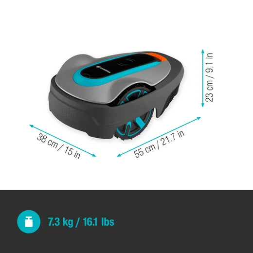 Robotic mower SILENO city, 600 m²