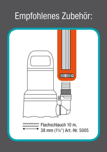 Klarwasser-Tauchpumpe 17000 Aquasensor