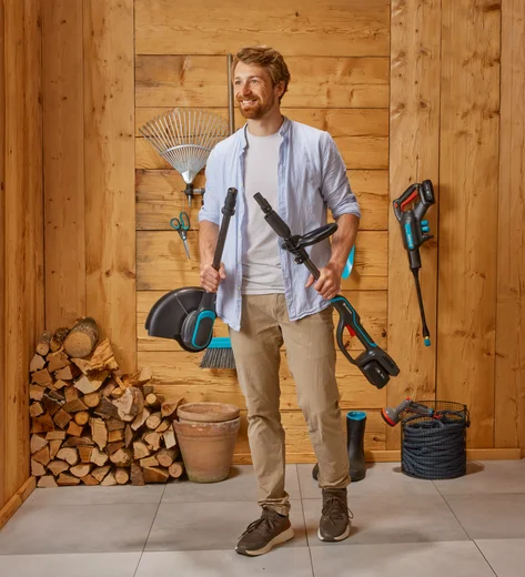 PowerTrim 30/18V P4A Potente Trimmer con Batteria 18V 4.0Ah