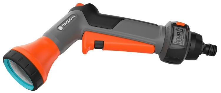 Sproejtepistol m. vandmaengdetaeller AquaCount