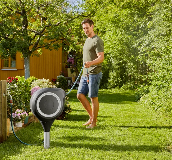 Garten-Schlauchbox RollUp M