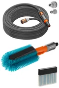 Kit brosse de lavage pour vélo avec tuyau Liano Kit brosse de lavage pour vélo Cleansystem avec tuyau Liano et batônnets de shampoing cire