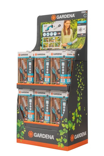Akku-Gras- und Strauchschere PowerCut 20/18V P4A Ready-To-Use Set Display Akku-Gras- und Strauchschere PowerCut 20/18V P4A Ready-To-Use Set Display