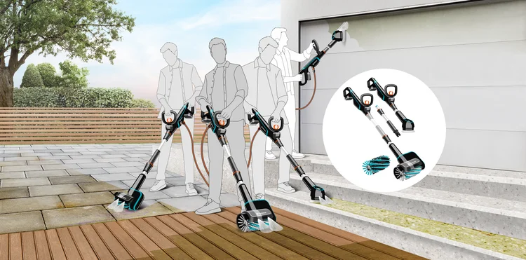 Accu-multireiniger AquaBrush Compact 02/18V P4A Solo