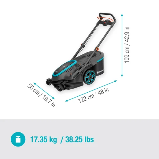 Muruniiduk PowerMax Duo 46/36V P4A kasutusvalmis komplekt 4 Ah