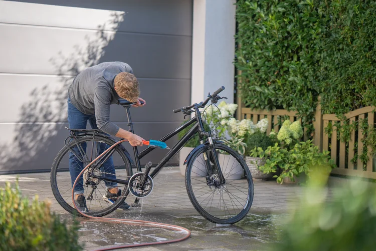Cleansystem Bike Brush, Brush with water connection