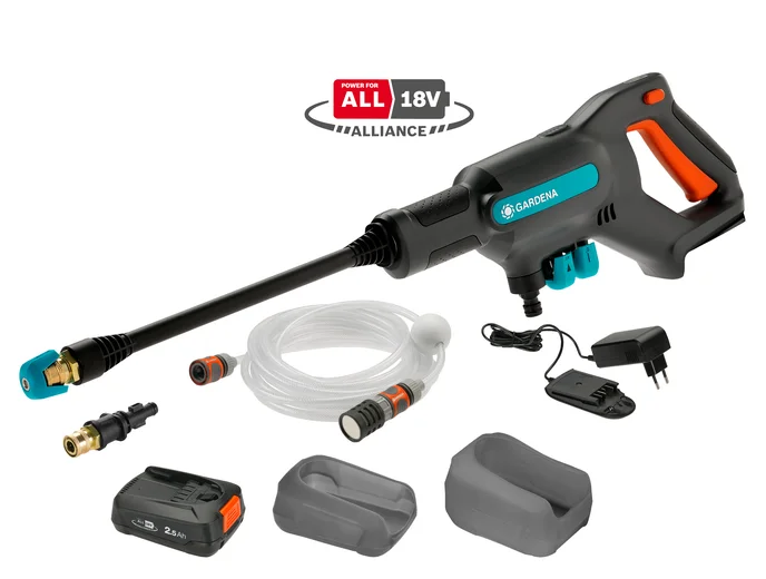 Set Idropulitrice a batteria AquaClean Idropulitrice AquaClean 24/18V P4A Set pronto all’uso