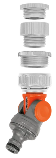 Leņķveida krāna pieslēgs 33,3 mm (G 1") / 26,5 mm (G 3/4") / 21mm (G1/2")