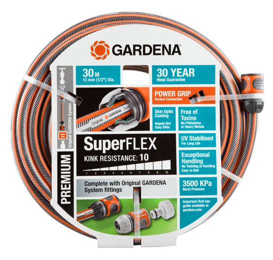 Premium SuperFLEX Hose 13 mm (1/2"), 30 m Set