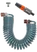 Conjunto de mangueira em espiral de 15 m