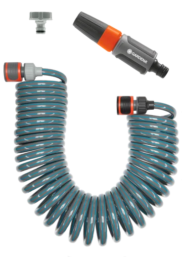 Conjunto de mangueira em espiral de 15 m