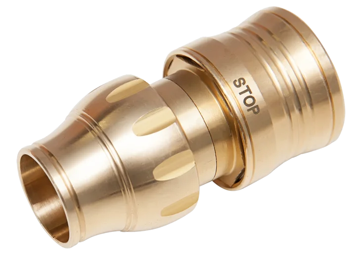 Brass Water Stop Hose Connector