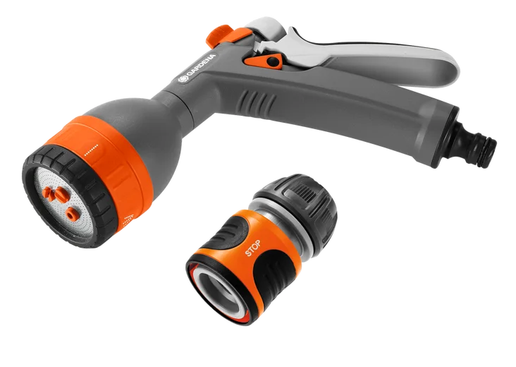 Multi-Purpose Spray Gun Display Multifunctional sprayer, hand-held, 4 spray patterns, with pulse trigger, frost-proof