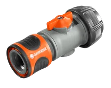 Slangstuk met reguleerventiel Regelventiel, slangaansluiting voor 19 mm (3/4") slangen