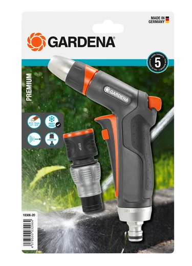 Premium cleaning nozzle set, robust, with water stop connection piece Premium cleaning nozzle set, robust, with water stop connection piece
