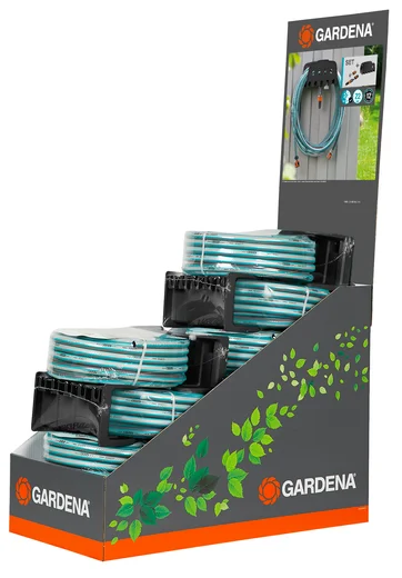 Nástenný držiak na hadicu s hadicou Nástenný držiak na hadicu s hadicou