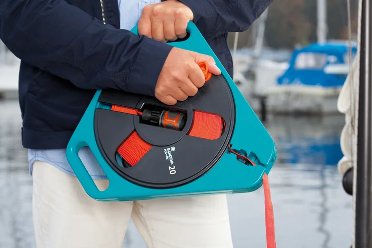 Carrete de manguera plana textil "roll-fix" 20 Classic