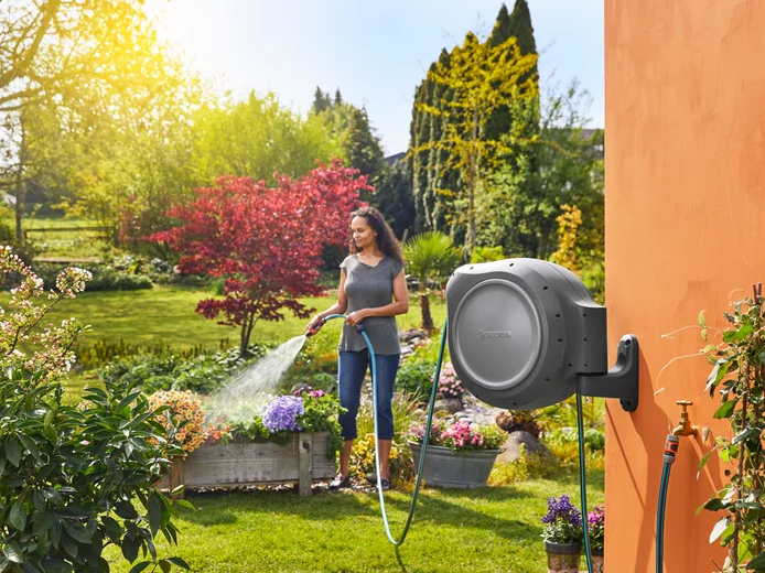 GARDENA Retractable Hose Reel RollUp 100ft.