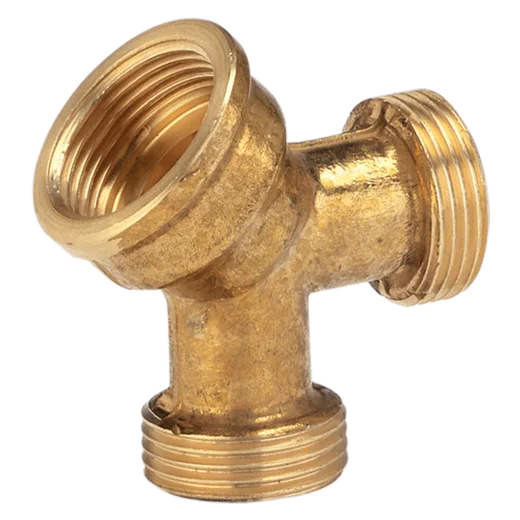 2-weg-waterverdeler 19 mm (3/4") 2-weg verdeler 19 mm (3/4"), voor twee aansluitapparaten of voor een slangovergang