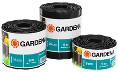 Bed Edging (Brown) Bed Edging, 15 cm high, border edging, lawn trim, garden accessories