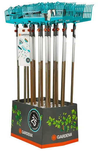 cs Lawn Rake, Grubber, Patio Weeder + Handle Display combisystem Lawn Rake, Grubber, Patio Weeder + Handle Display