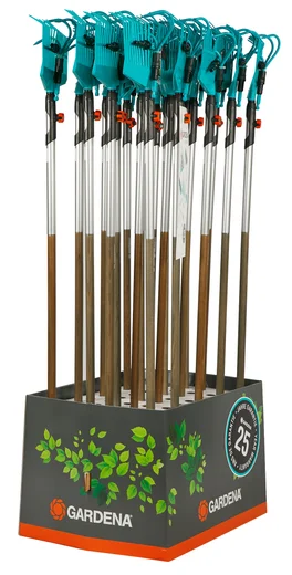Lawn Rake, Grubber, Patio Weeder + Handle Display combisystem Lawn Rake, Grubber, Patio Weeder + Handle Display