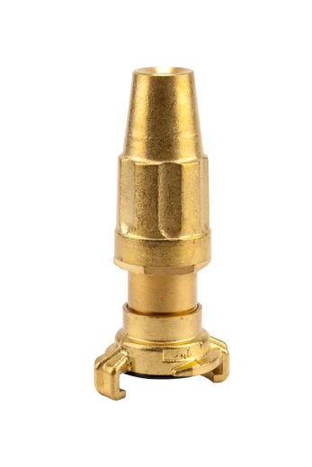 Messing snelkoppelingspuit Messing sproeier met snelkoppeling, voor 25 mm (1") slangen, regelbaar
