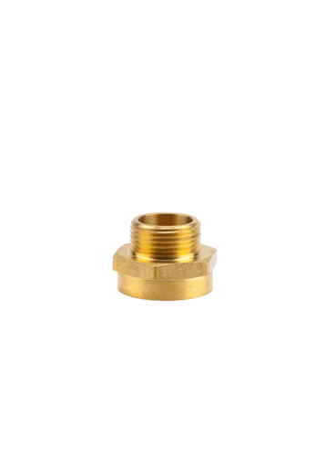 Brass Threaded Nipple, reduced 26,5 mm (G 3/4") / 33,3 mm (G 1")