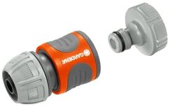 Aansluitset voor pompen met 13 mm (1/2") slang Pompaansluitset, kraan- en slangkoppeling, voor de slangaansluiting aan pompen