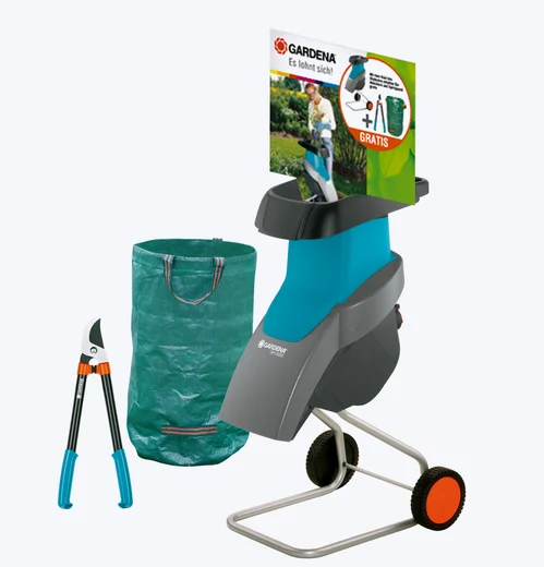 Gartenhäcksler GH 2000 GARDENA Gartenhäcksler GH 2000+Astschere 651