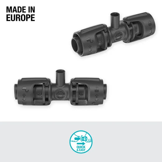 Dérivation en T pour micro-asperseurs 13 mm