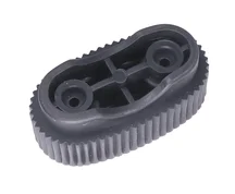 Buffer, front, black Buffer, front, black