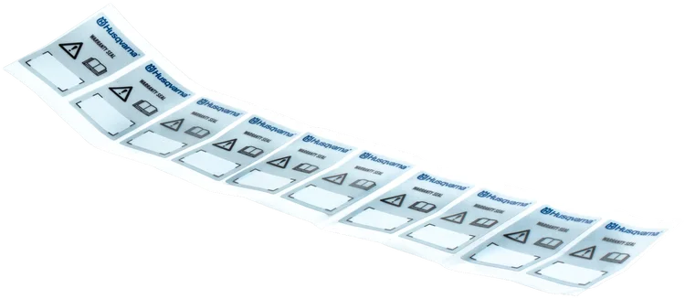LABEL Warranty seal Dealer