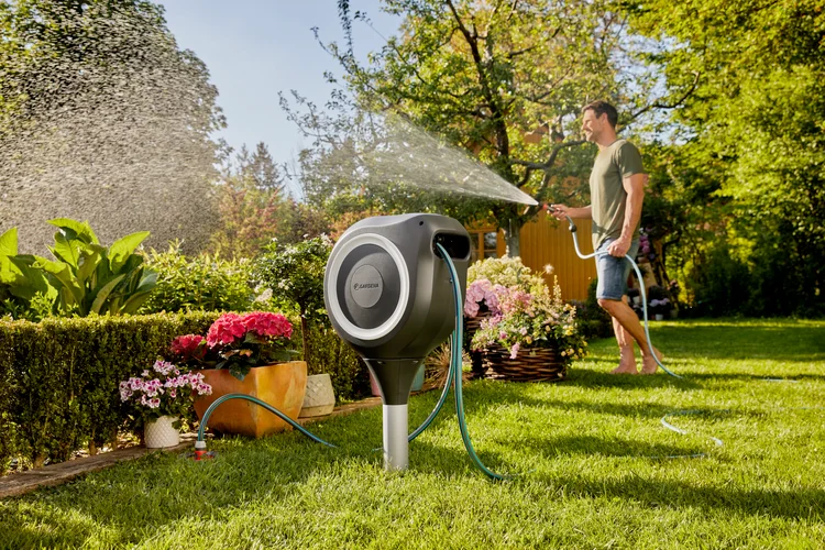 Garten-Schlauchbox RollUp M