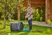 Faltbarer Gartenbehälter zum ergonomischen Einsammeln von Abfällen bis zu 127 l