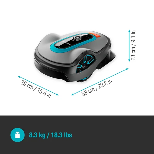 Robot koszący smart SILENO life, zestaw 1250 m²