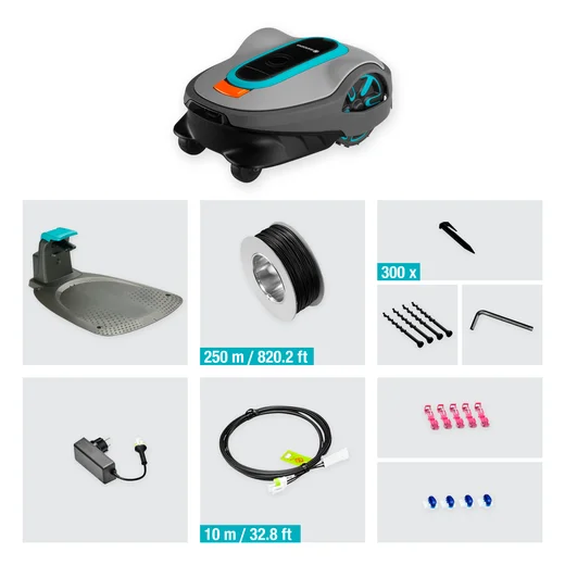 Robot cortacésped SILENO life, 1250 m²