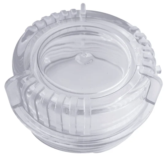 Filterdeckel, transparent