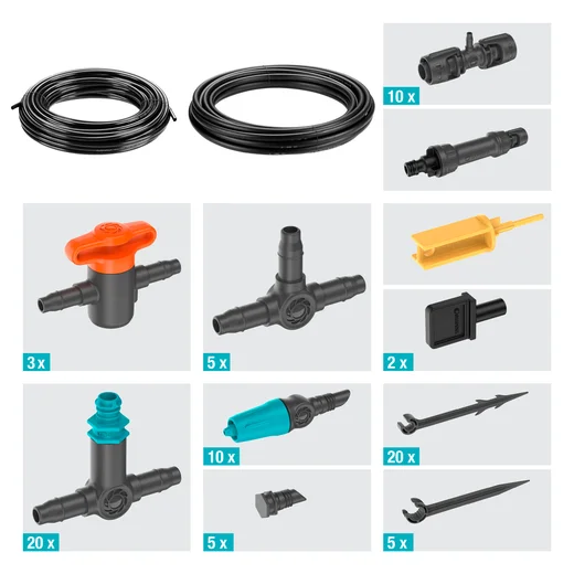 Tropfbewässerung Set Terrasse (30 Pflanzen)