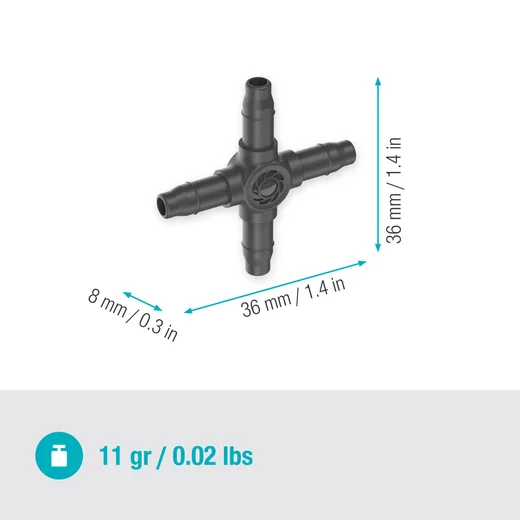 Kreuzstück 4,6 mm (3/16")