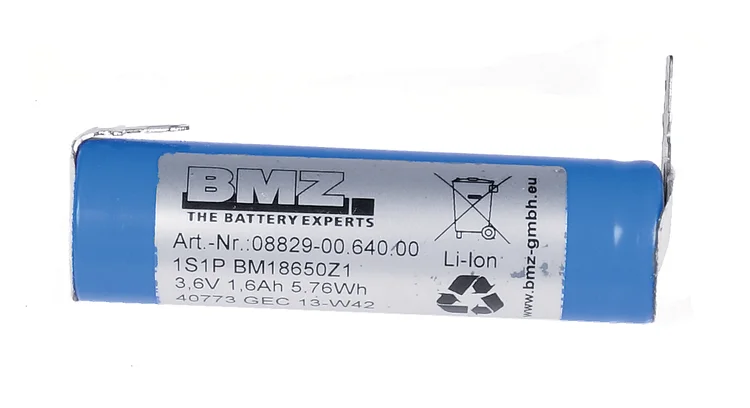 Accu 3,6 v 1600 ma