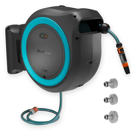 GARDENA Stenski nosilec za cev PowerRoll XL, brez baterije