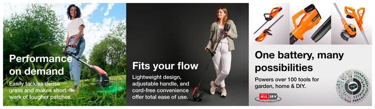 18V UltraTrim 300 (Solo - without Battery and charger)