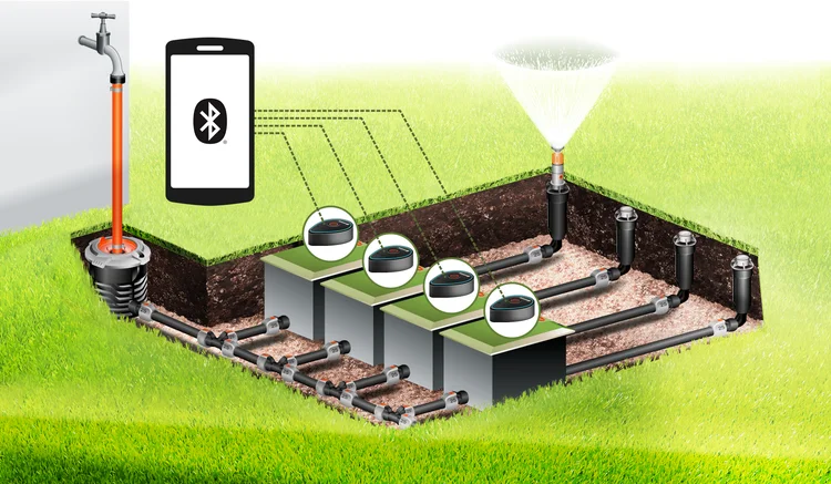 Electrovanne programmable 1" 9V Bluetooth® - GARDENA