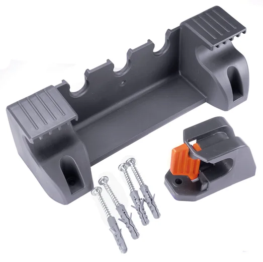 Wall mount in plastic bag