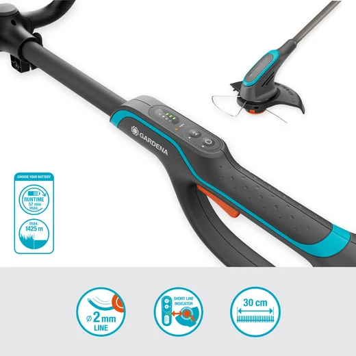 Krachtige grastrimmer PowerTrim 30 18V Solo Unit