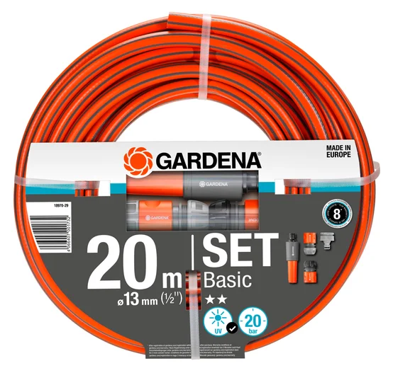 Basic Hose Set 13 mm (1/2"), 20 m Basic Hose Set 13 mm (1/2"), 20 m