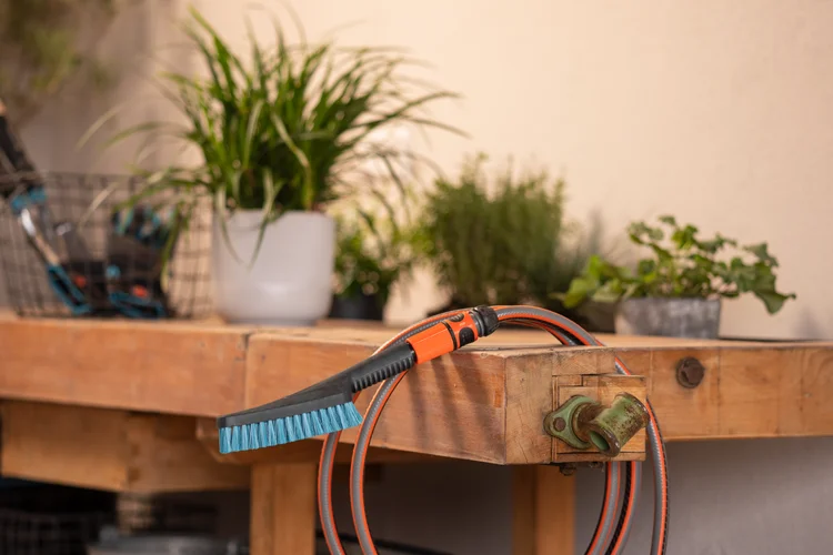Cleansystem Handbürste S hard, wasserführende Bürste