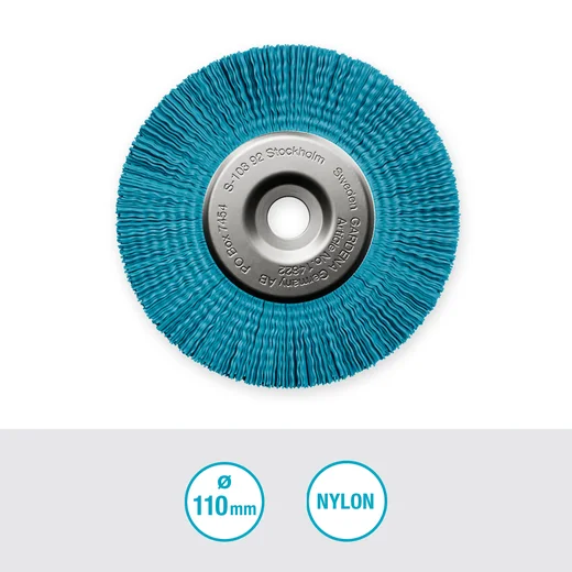 Nylon onkruidborstel